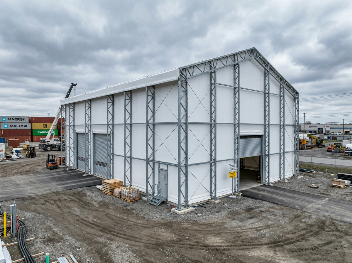 Capannone Mobile 20x15m - Noleggio Capannoni Mobili