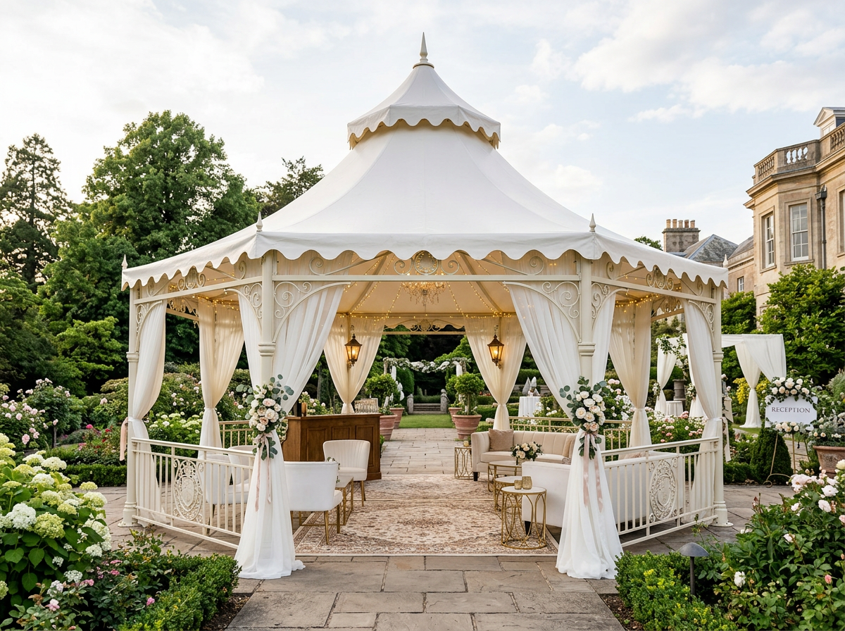 Pagoda Trasparente 4x4m - Noleggio Gazebo Pagoda