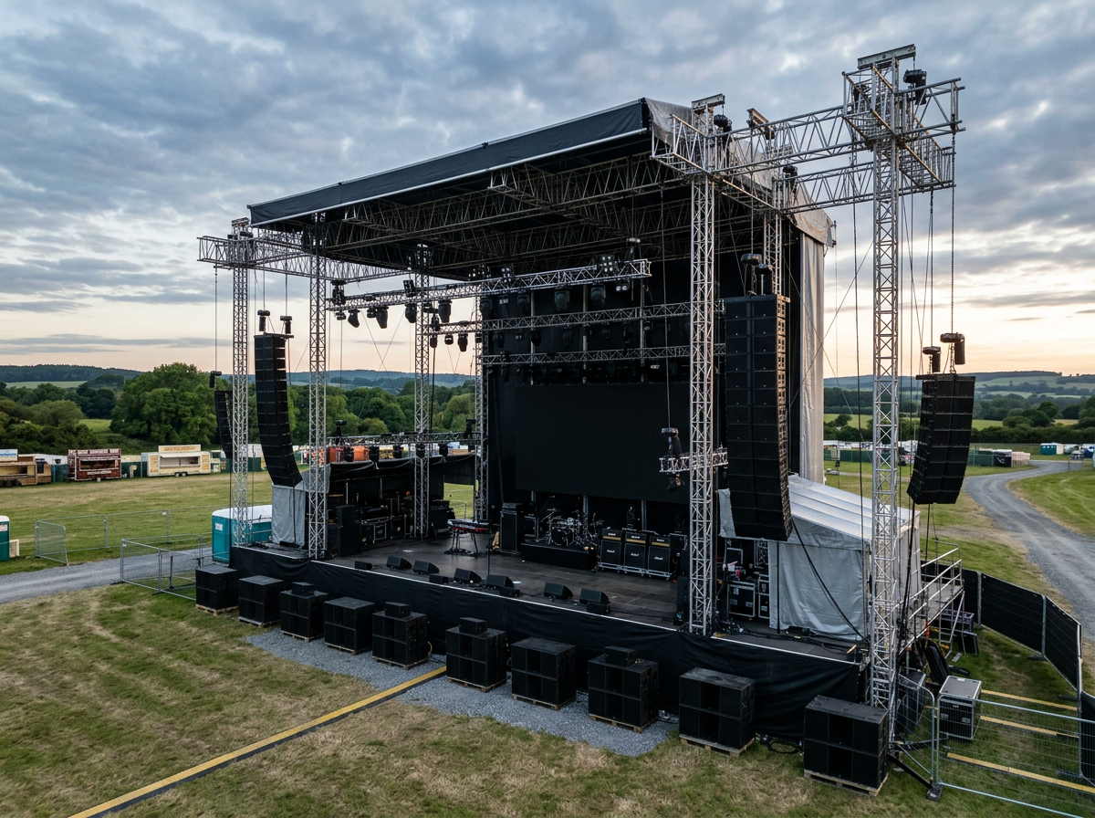 Palco Concerto 8x6m - Noleggio Palchi da Concerto